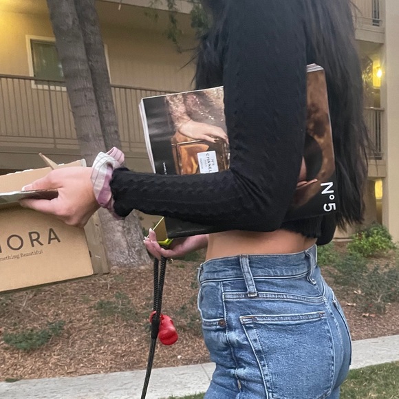 RE/Done Comfort Stretch Highrise Ankle Crop In Dusk Destroy - Picture 11 of 13